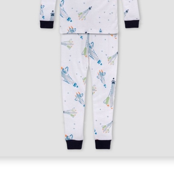 Burt's Bees Pajamas Burts Bees 2piece Rocket Organic Cotton Pajama